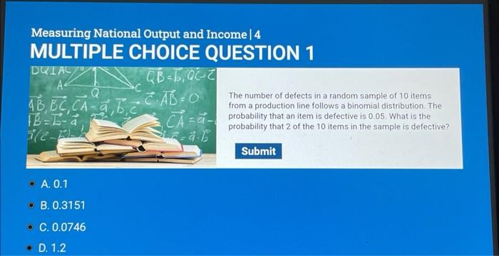 Solved Measuring National Output and Income / 4 MULTIPLE | Chegg.com