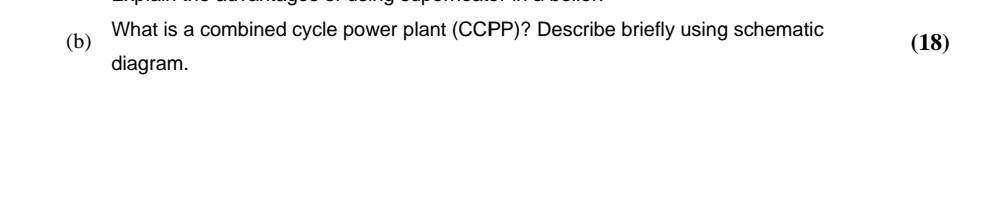 Solved What is a combined cycle power plant (CCPP)? Describe | Chegg.com