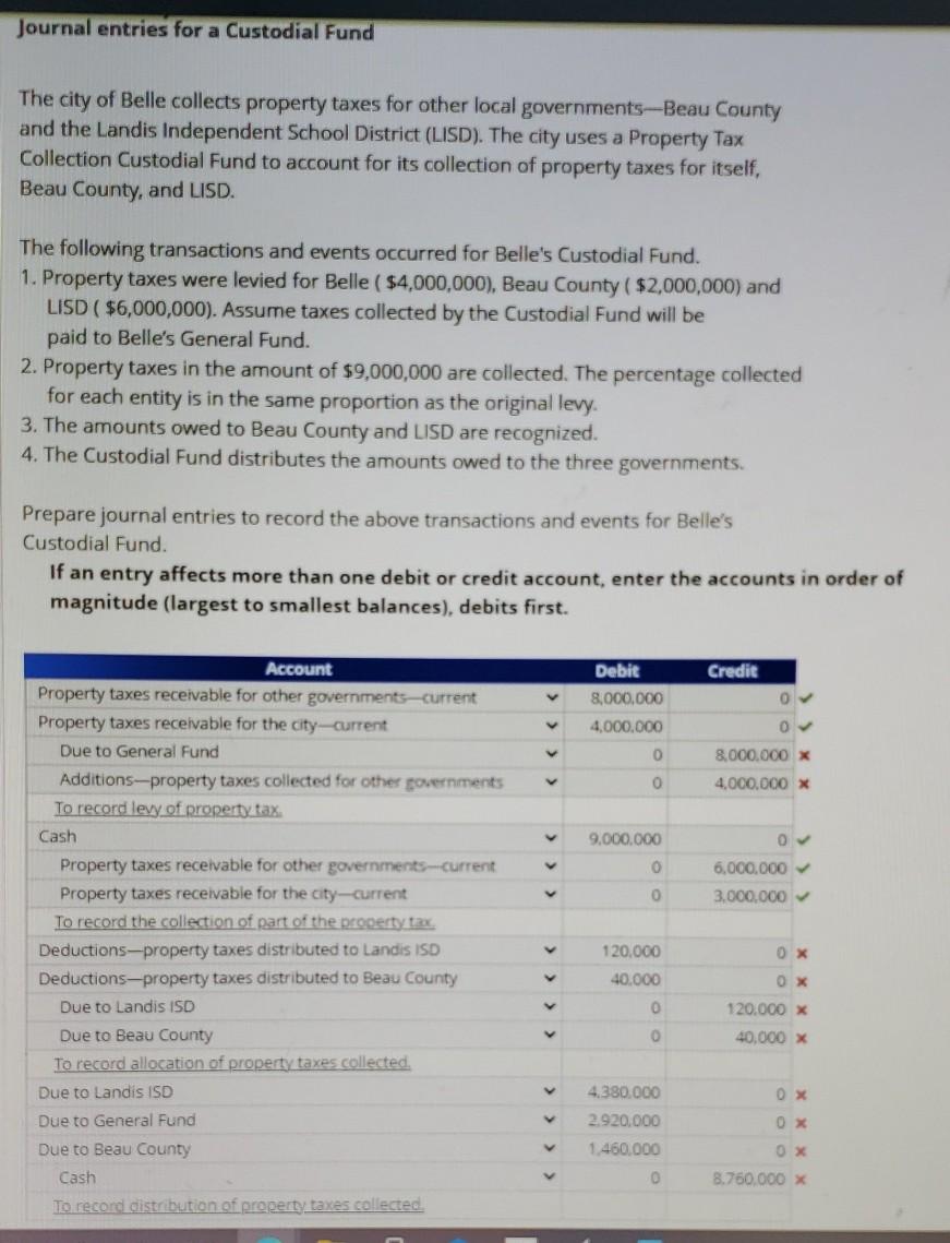 solved-journal-entries-for-a-custodial-fund-the-city-of-chegg