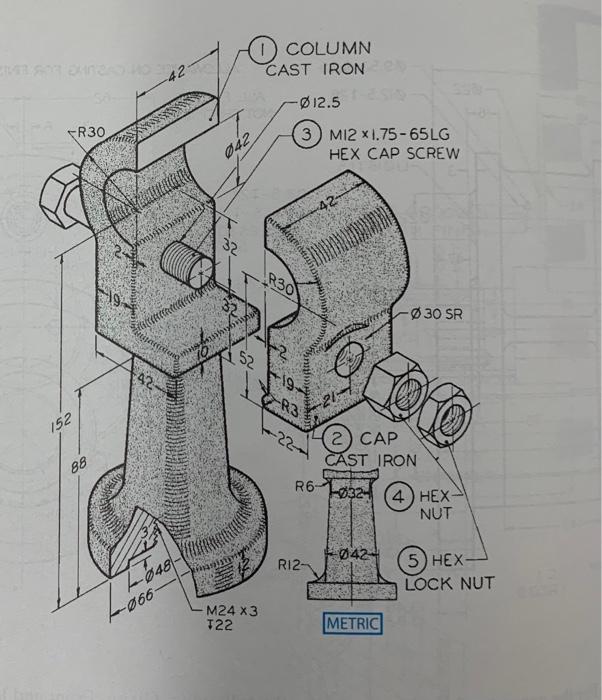 Solved Want the drawing files in AutoCad of this drawin. | Chegg.com