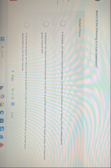 Solved Which of the following is a true statement?Multiple | Chegg.com