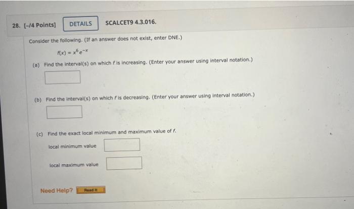 Solved Consider the following. (If an answer does not exist, | Chegg.com