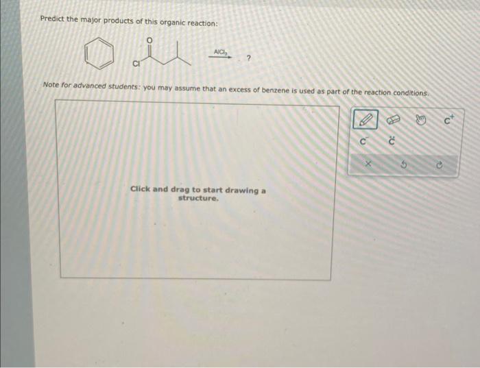 Solved Predict The Major Products Of This Organic Reaction: | Chegg.com