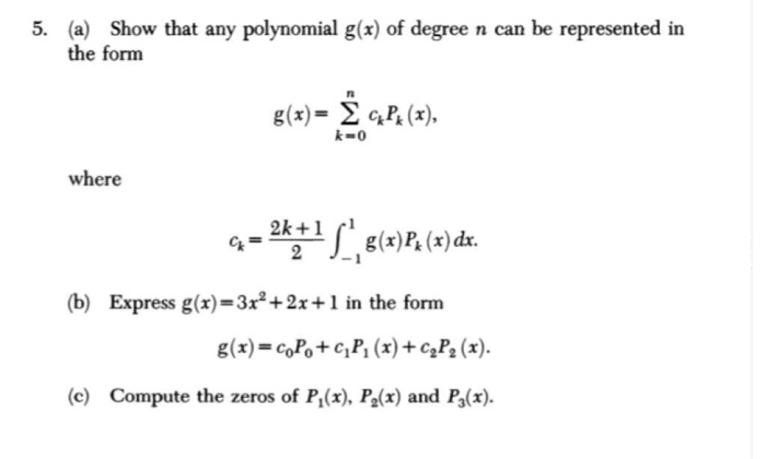 Solved This Question Refers To The Legendre Equation Fro Chegg Com