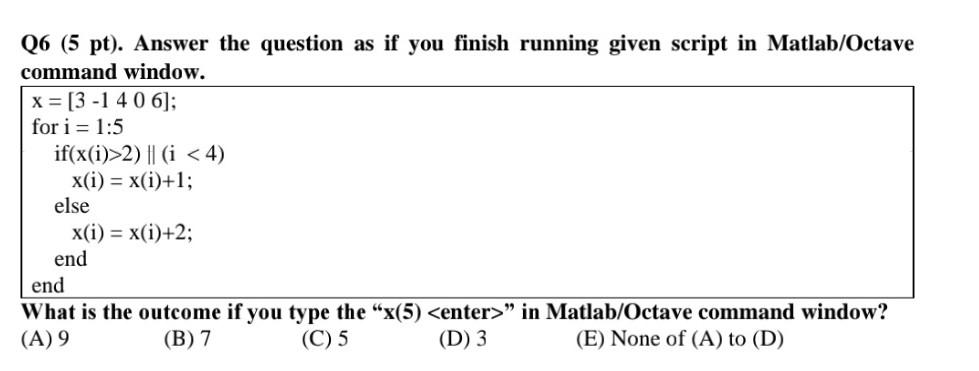 Solved The Answer Is (B) 7. How Do I Write This Out And | Chegg.com