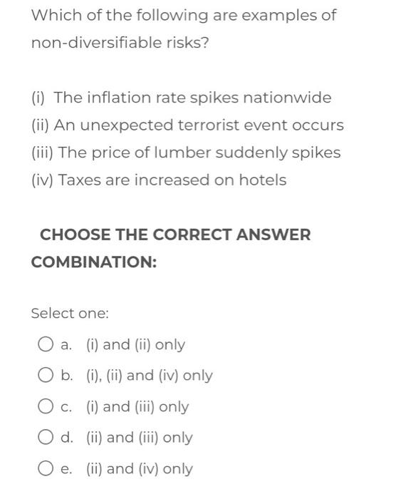 Solved Which of the following are examples of | Chegg.com