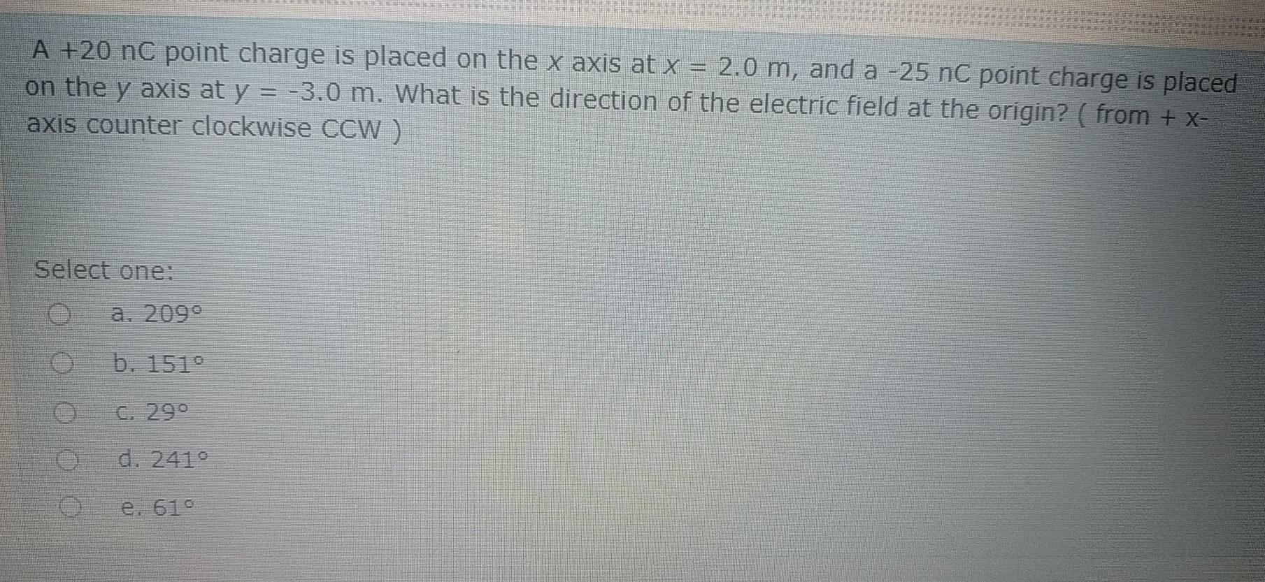Solved A +20 nC point charge is placed on the x axis at x = | Chegg.com