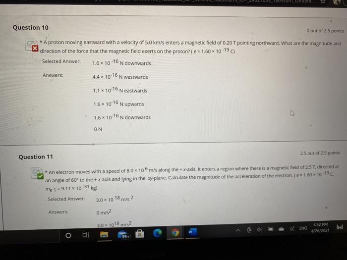 Question 36 0. Which of the following are correct | Chegg.com