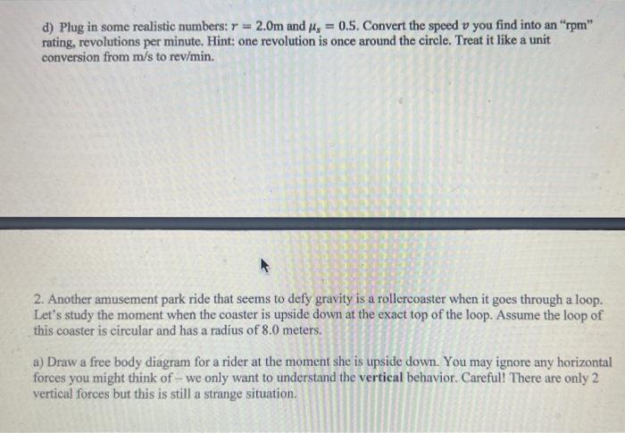 Solved 1. A 