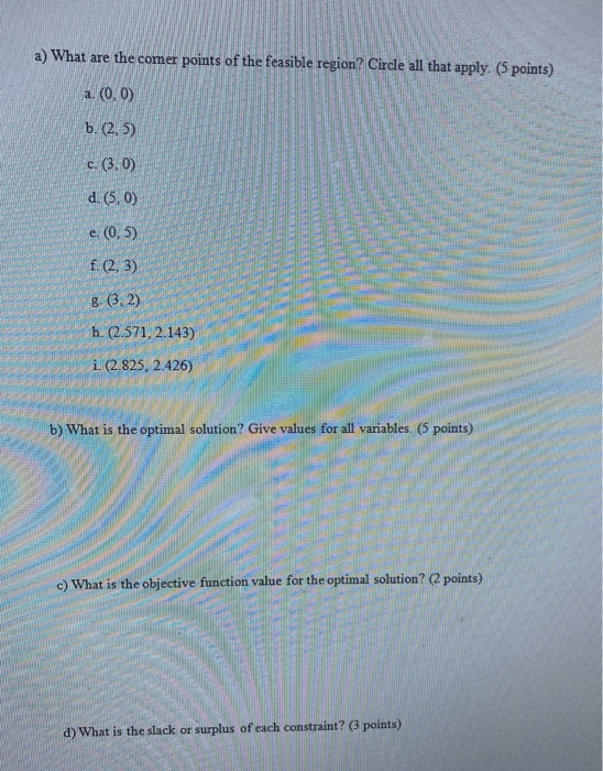 Solved please help me I have to use Excel and solver to | Chegg.com