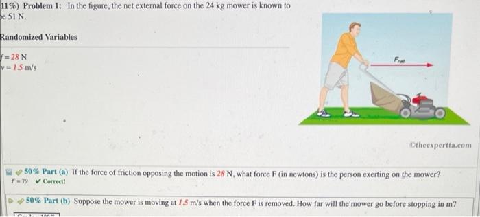 solved-11-problem-1-in-the-figure-the-net-external-force-chegg