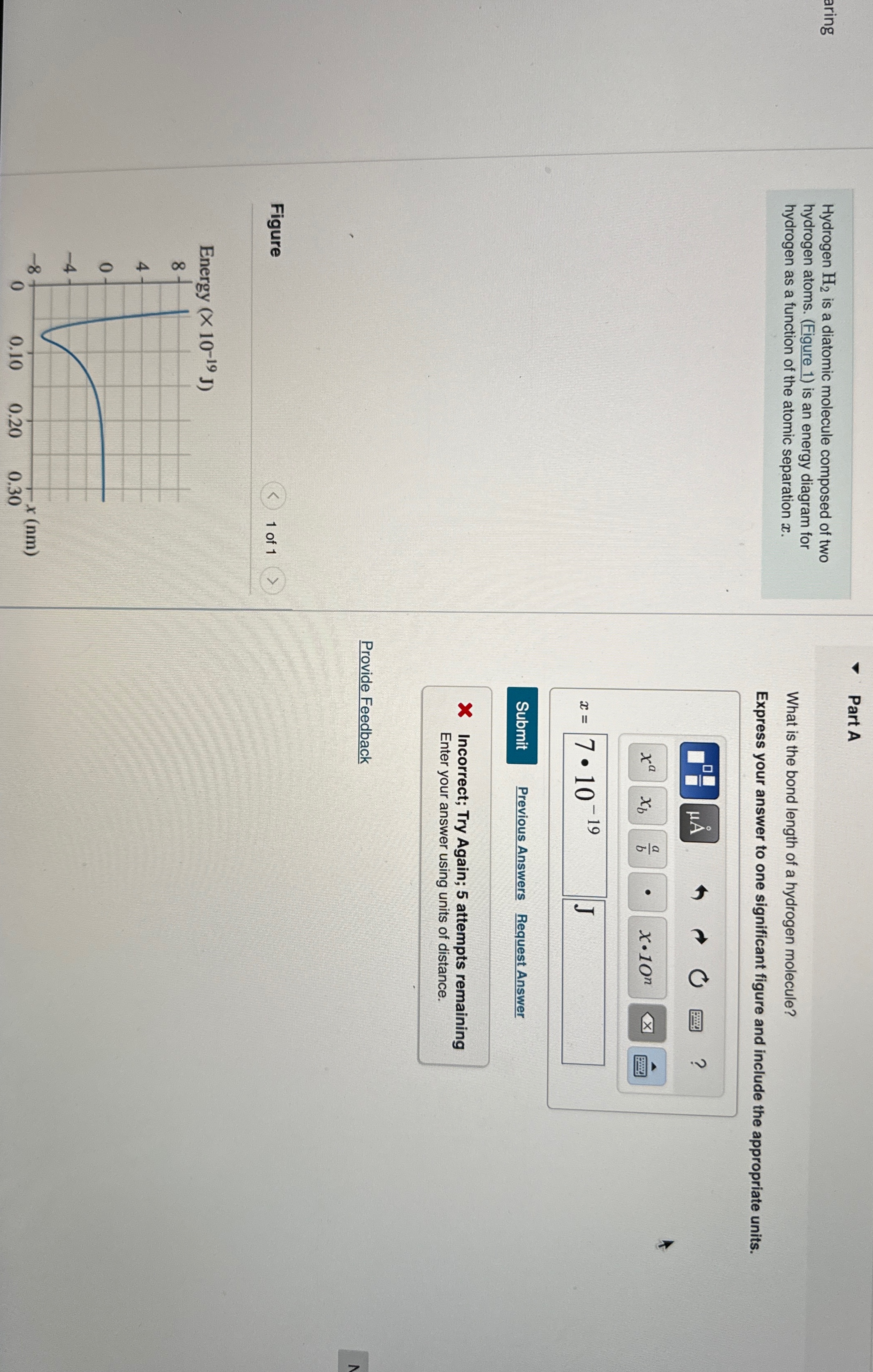 Solved Hydrogen H2 ﻿is a diatomic molecule composed of two | Chegg.com