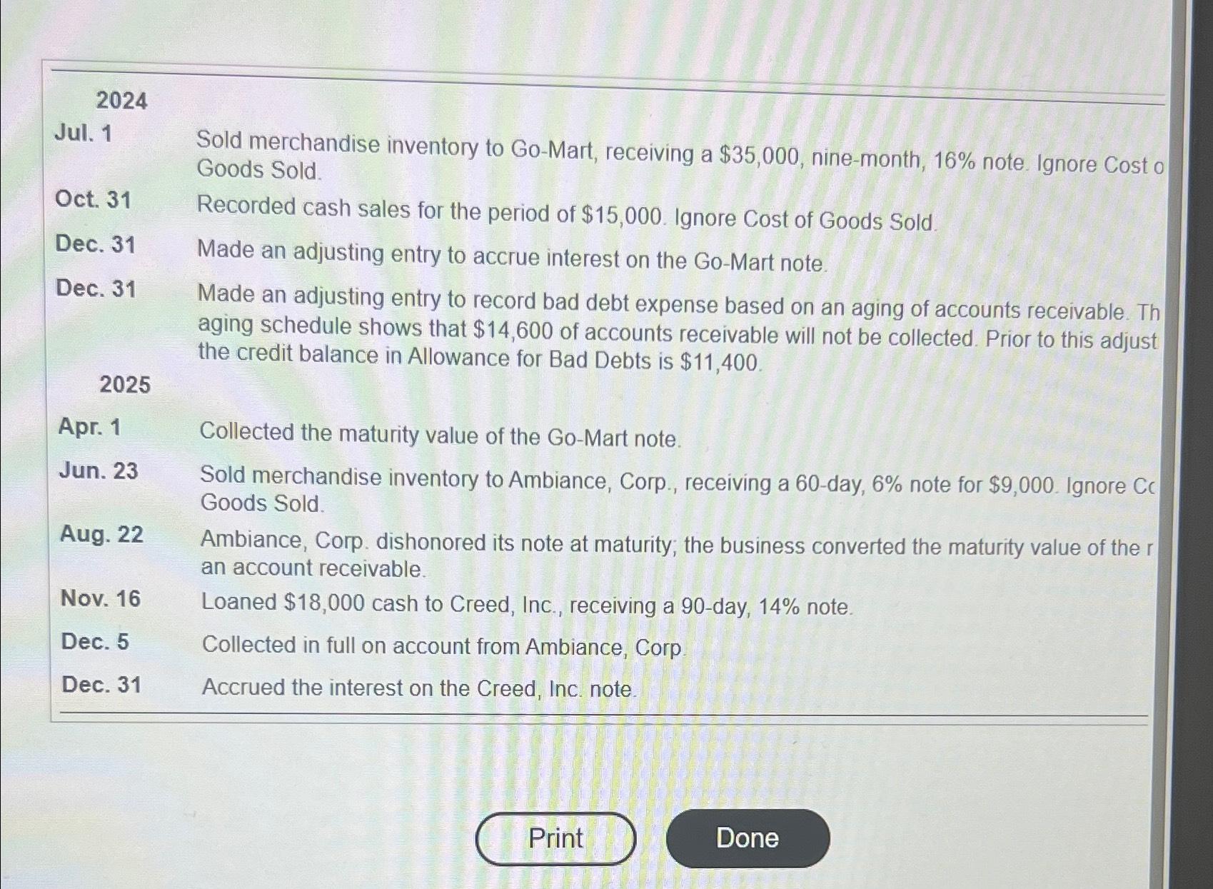 solved-record-cash-sales-for-the-period-of-15-000-in-oct-chegg