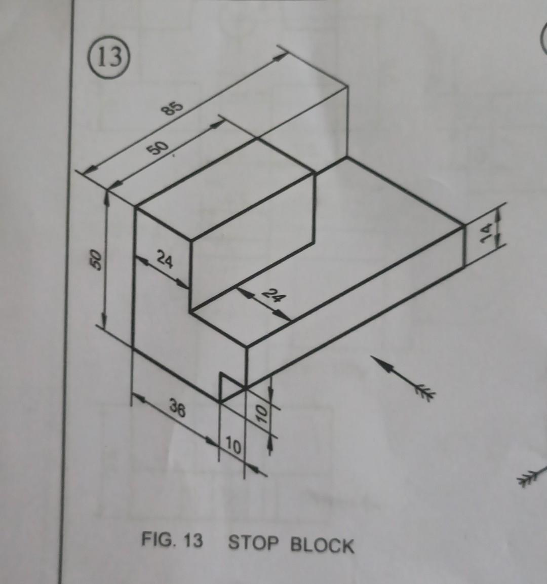 Solved FIG. 13 STOP BLOCK | Chegg.com