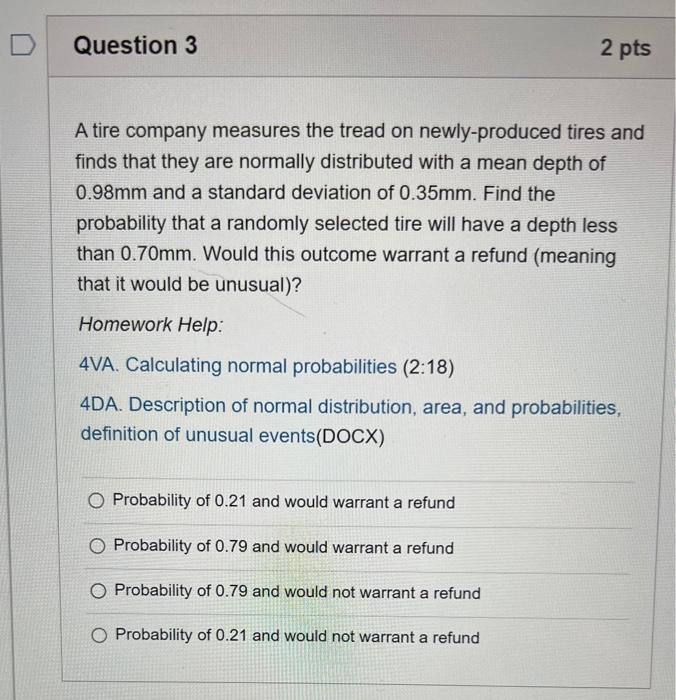 solved-a-tire-company-measures-the-tread-on-newly-produced-chegg