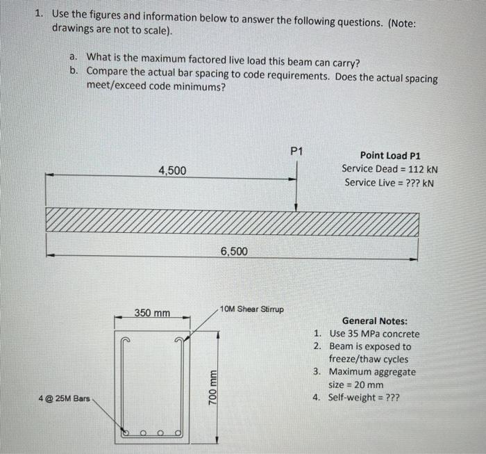 Solved 1. Use The Figures And Information Below To Answer | Chegg.com