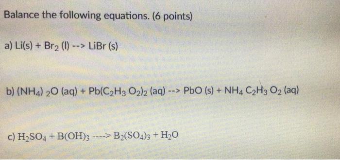 How to Balance H2SO4 + B(OH)3 = B2(SO4)3 + H2O 