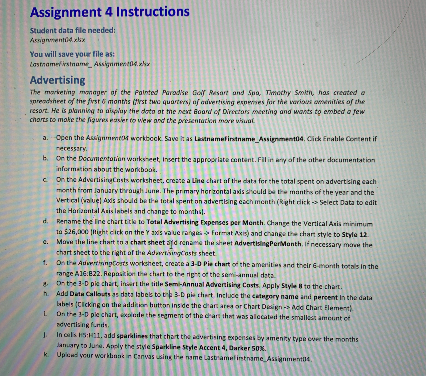 Solved Assignment 4 InstructionsStudent data file | Chegg.com