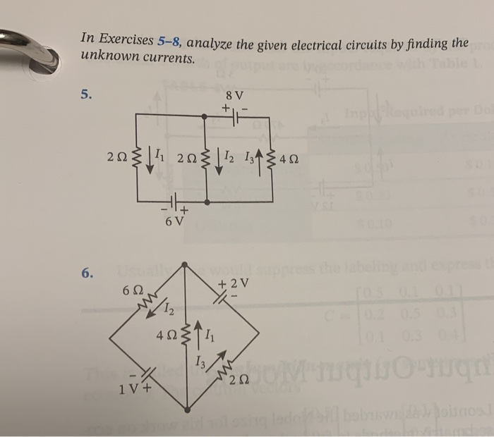 Solved In Exercises 5 8 Analyze The Given Electrical