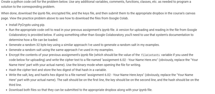 Create a python code cell for the problem below. Use | Chegg.com
