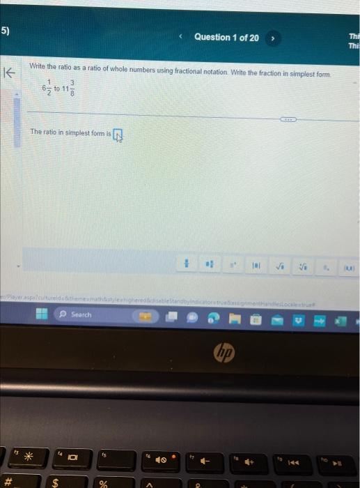 how to write the ratio as a fraction in simplest form