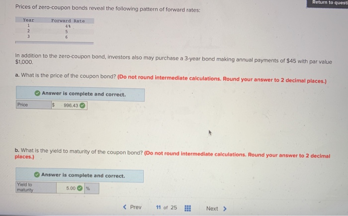 Solved Prices Of Zero-coupon Bonds Reveal The Following | Chegg.com