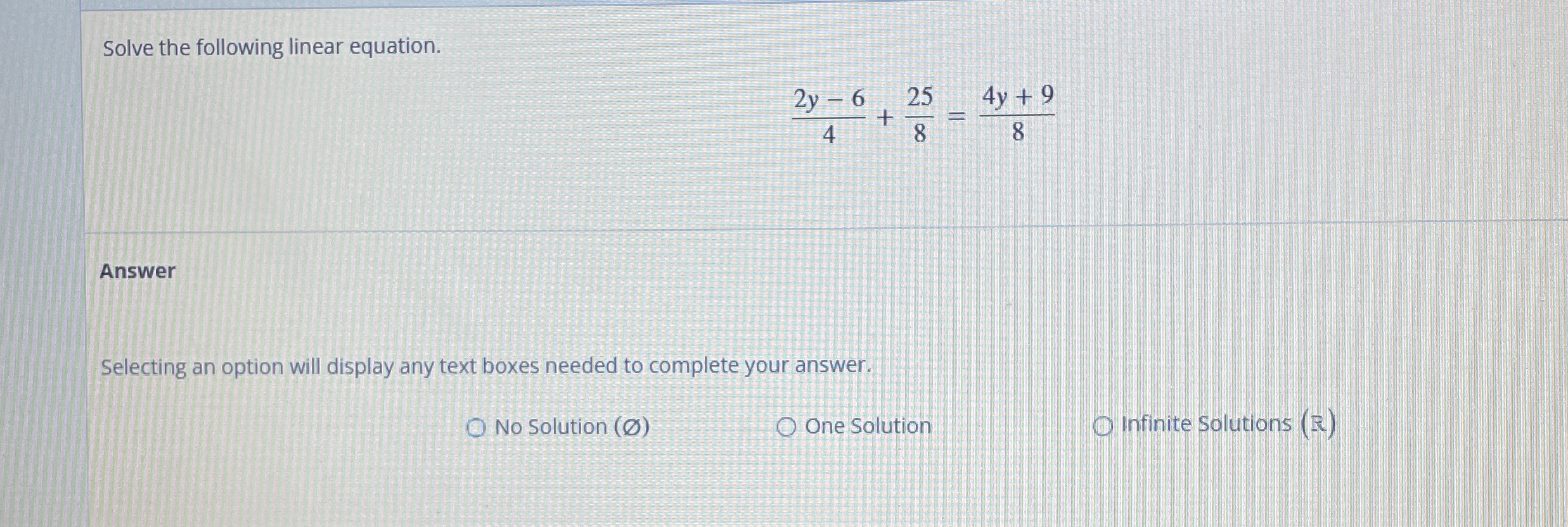 Solved Solve the following linear | Chegg.com