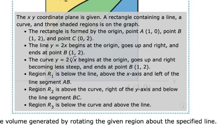 Solved Three Regions Are Defined In The Figure. Find The | Chegg.com