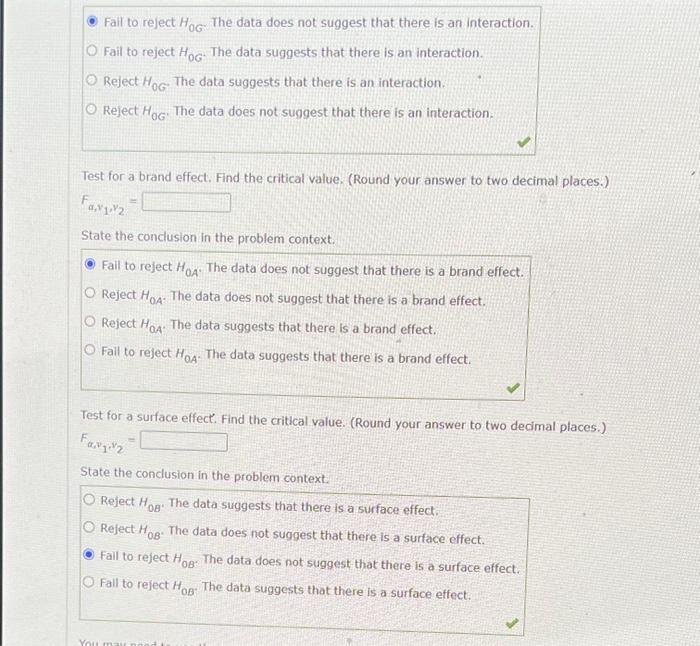 Solved A study was carried out to compare the writing