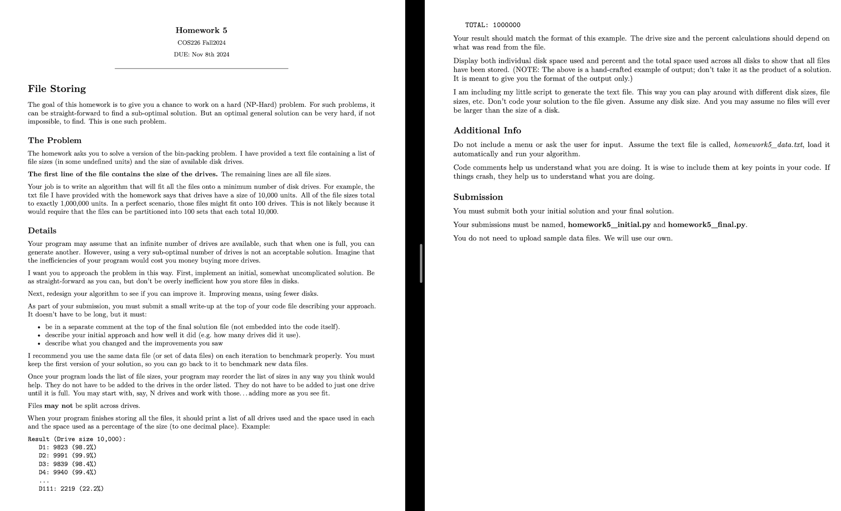 Solved by an EXPERT Use Python:File StoringThe goal of this homework is ...