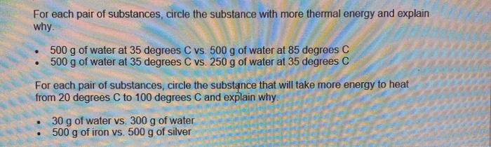 solved-for-each-pair-of-substances-circle-the-substance-chegg