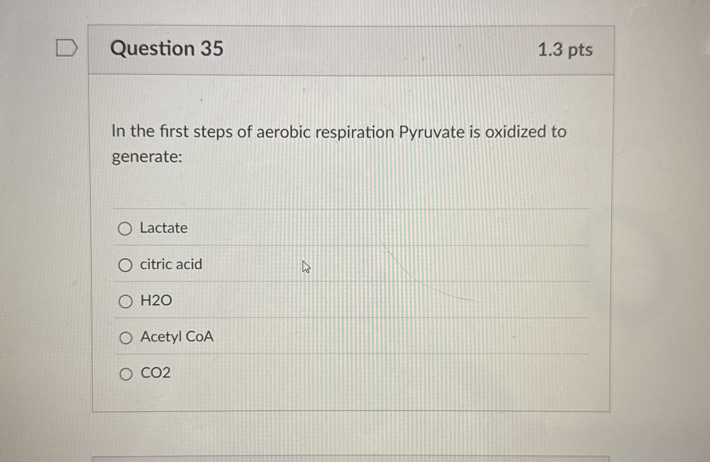 Solved Question Ptsin The First Steps Of Aerobic Chegg Com