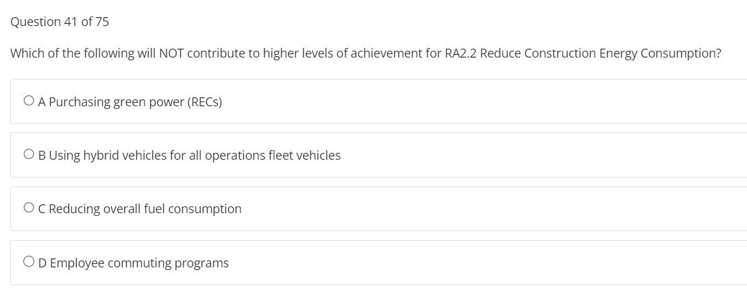 Solved Question 41 ﻿of 75Which of the following will NOT | Chegg.com