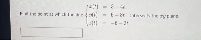 Solved Find A Plane Through The Points | Chegg.com