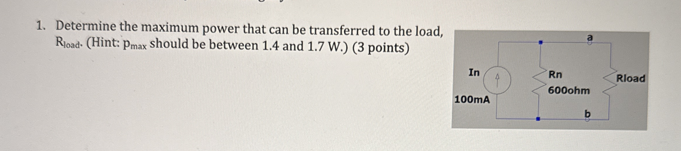 Solved Determine the maximum power that can be transferred | Chegg.com
