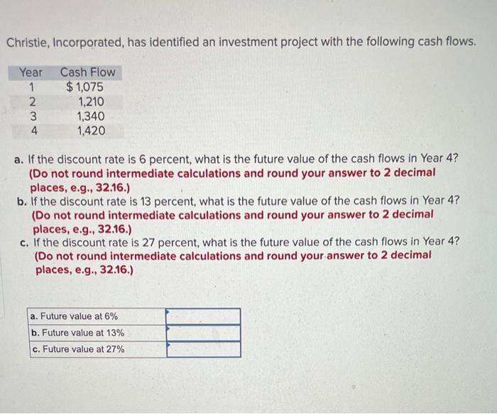 christie-incorporated-has-identified-an-investme-chegg