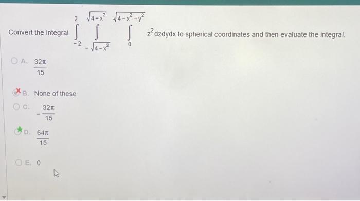 integral of sqrt 4 x 2 from 0 to 2