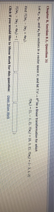 Solved Chapter 8 Section 8 1 Question 31 Let V1 V2 And Chegg Solved Chapter 8 Section 8 1 Question 31 Let V1 V2 And Chegg