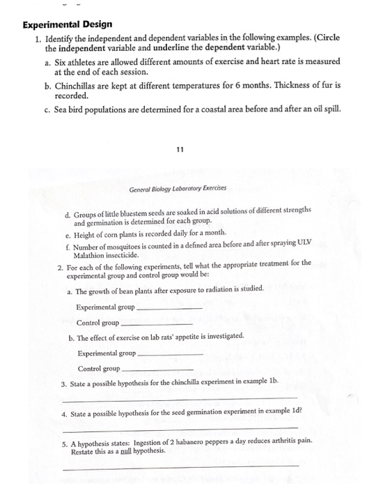 control group biology example