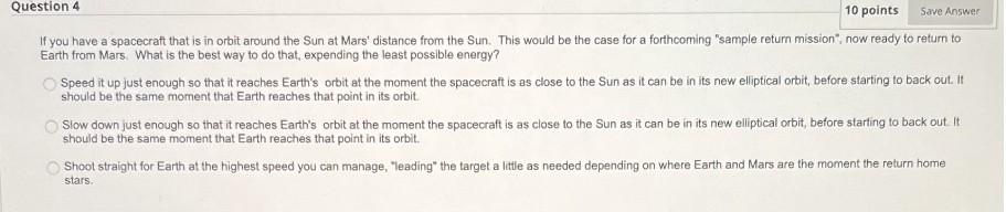Solved Save Answer Question 4 10 points If you have a | Chegg.com