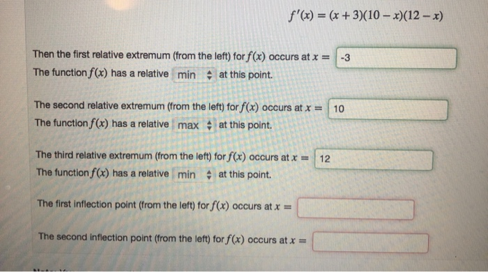 Solved (1 point) Use the given graph of the function on the | Chegg.com
