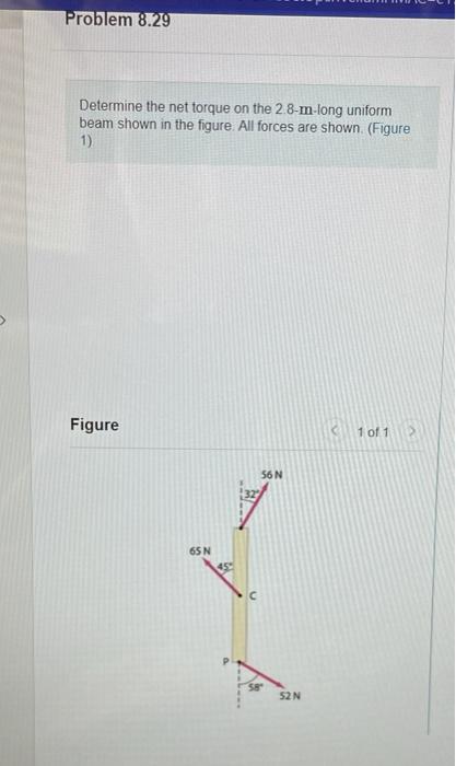 Solved Problem 8.29 Determine the net torque on the | Chegg.com