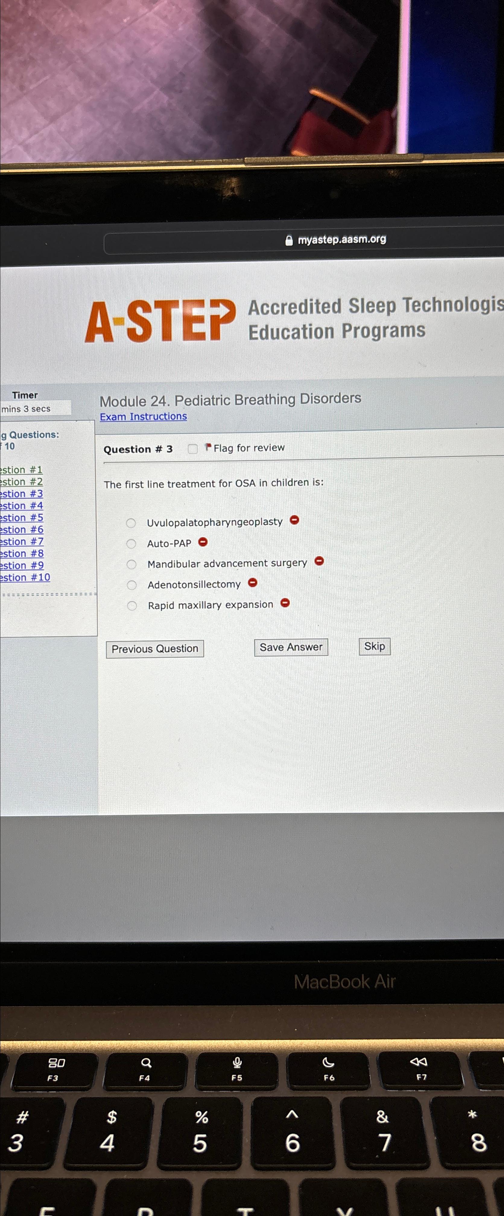Solved O => ﻿Accredited Sleep