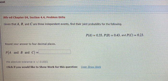 Solved 8th-ed Chapter 04, Section 4.4, Problem 065a Find the | Chegg.com
