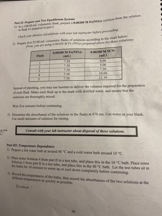 Solved For the prelab today, all solutions were made using | Chegg.com