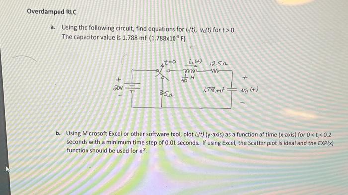 Solved A. Using The Following Circuit, Find Equations For | Chegg.com