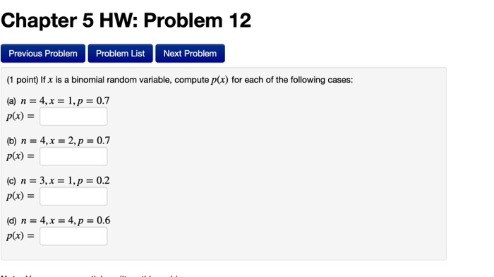 Solved Chapter 5 HW: Problem 12 Previous Problem Problem | Chegg.com