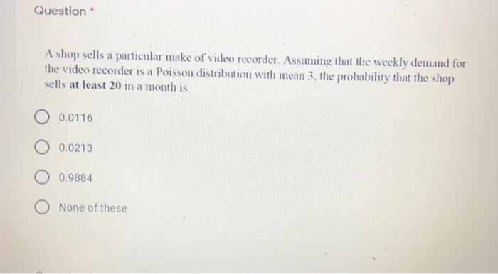 Solved Question * Suppose you have employed a data set that | Chegg.com