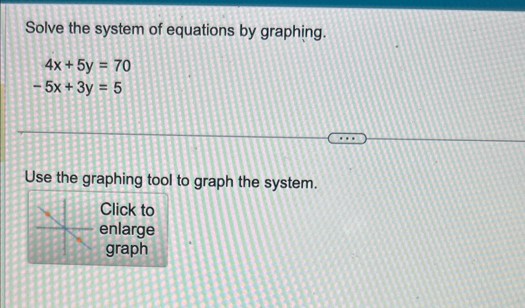 Solved Solve the system of equations by | Chegg.com
