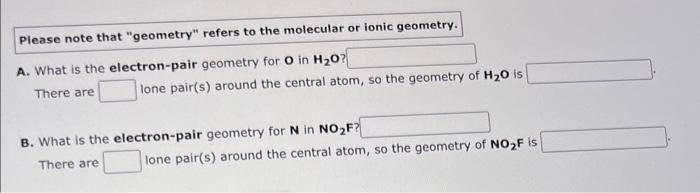 no2f molecular geometry